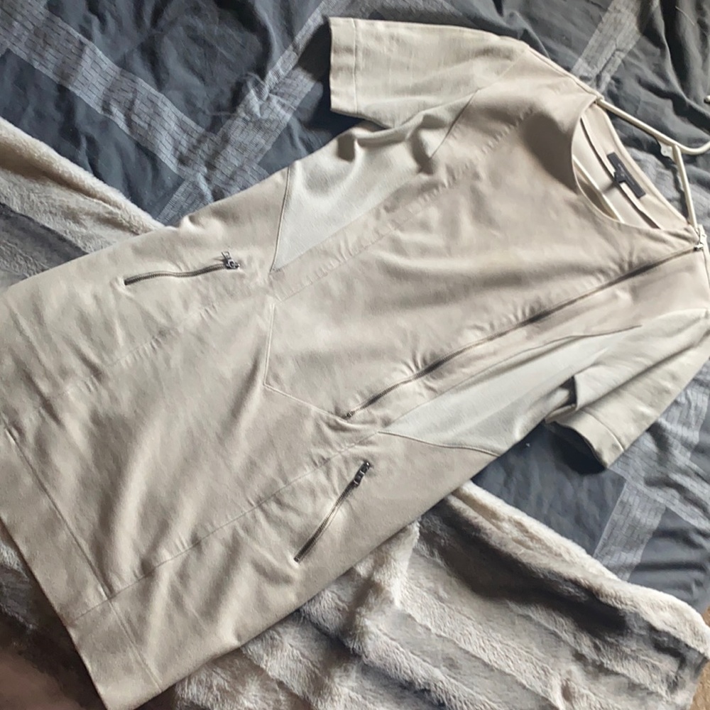 Gorgeous BCBG suede/stretch dress
